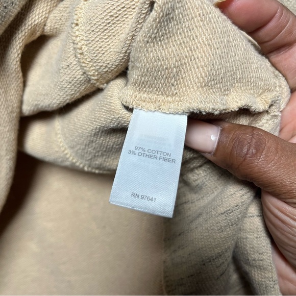 J. Jill Fit Women Sweater XL Tan Scoop Neck‎ Boxy Oversized Casual Lounge Travel - Picture 10 of 10